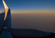 Coucher de soleil en avion