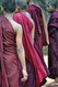 Les bonzes en visite  Sigiriya..