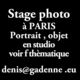 Stage studio à Paris
